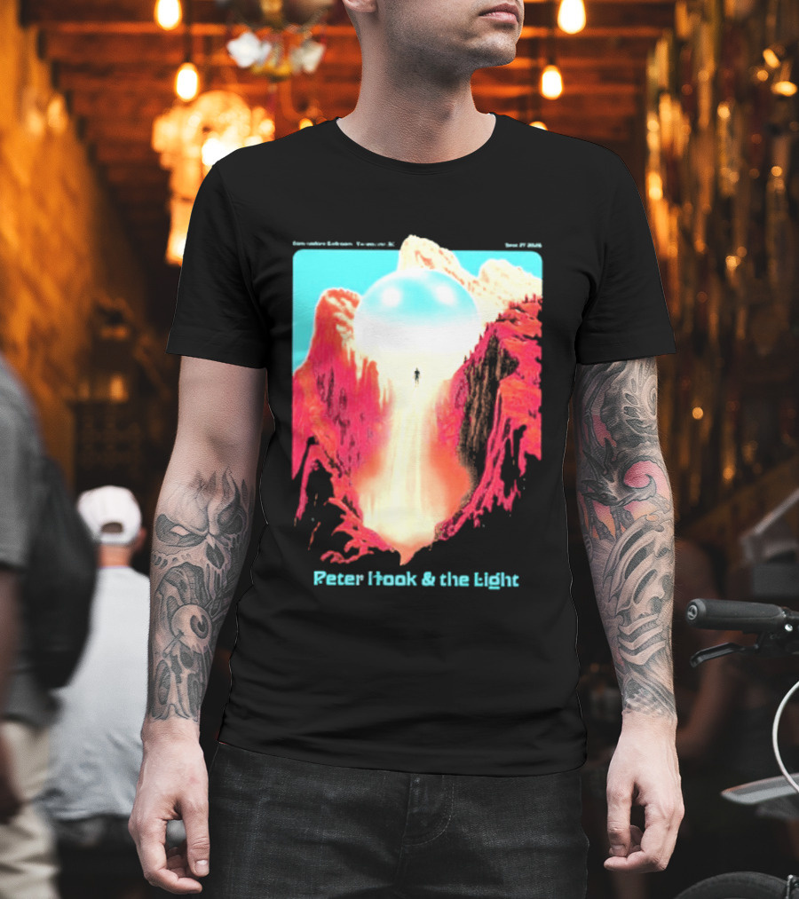 Peter Hook And The Light Vancouver BC Commodore Ballroom September 27 2026 Retro Futuristic Album Cover T-Shirt