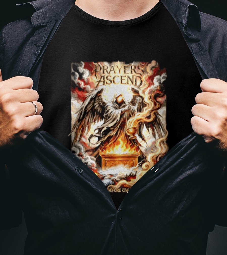 Prayers Ascend Smoke Before The Throne Revelation 8 3 5 Angelic T-Shirt