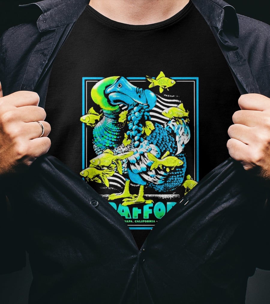 Spafford Napa Music Hall September 26 2026 Napa California Event With Dodo Bird And Fish T-Shirt