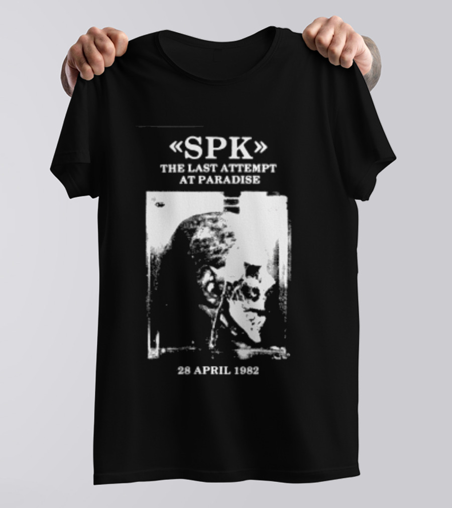 SPK The Last Attempt At Paradise Event 28 April 1982 T-Shirt