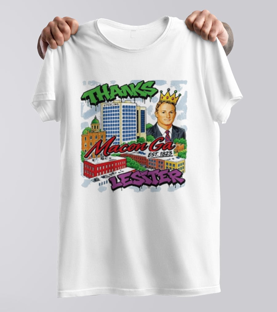 Thanks Macon Ga Lester T-Shirt