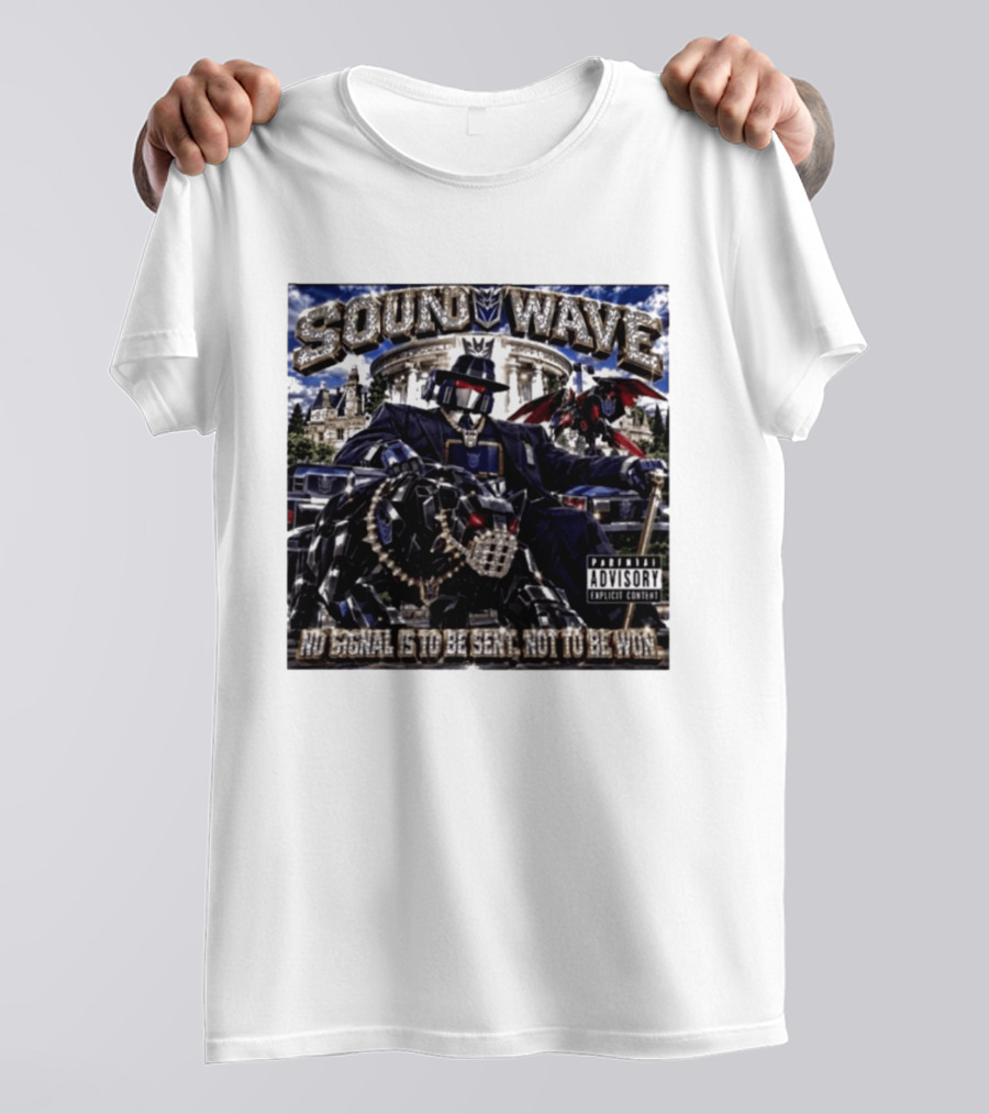 Sound Wave No Signal Is To Be Sent Not To Be Won Transformers T-Shirt