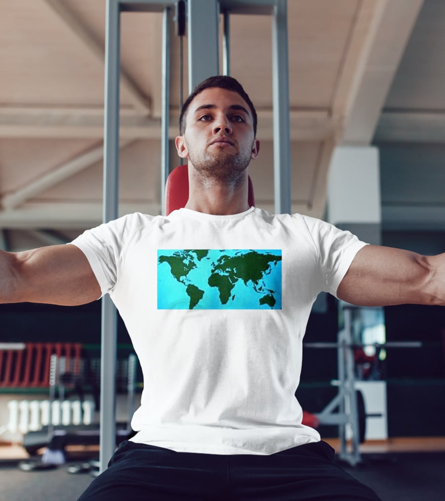 World Map Planet Earth Travel Adventure Journey T-Shirt