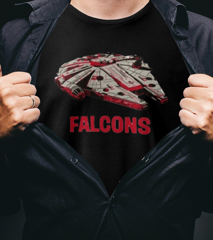 Atlanta Falcons Disney Star Wars Millennium Falcon T-Shirt