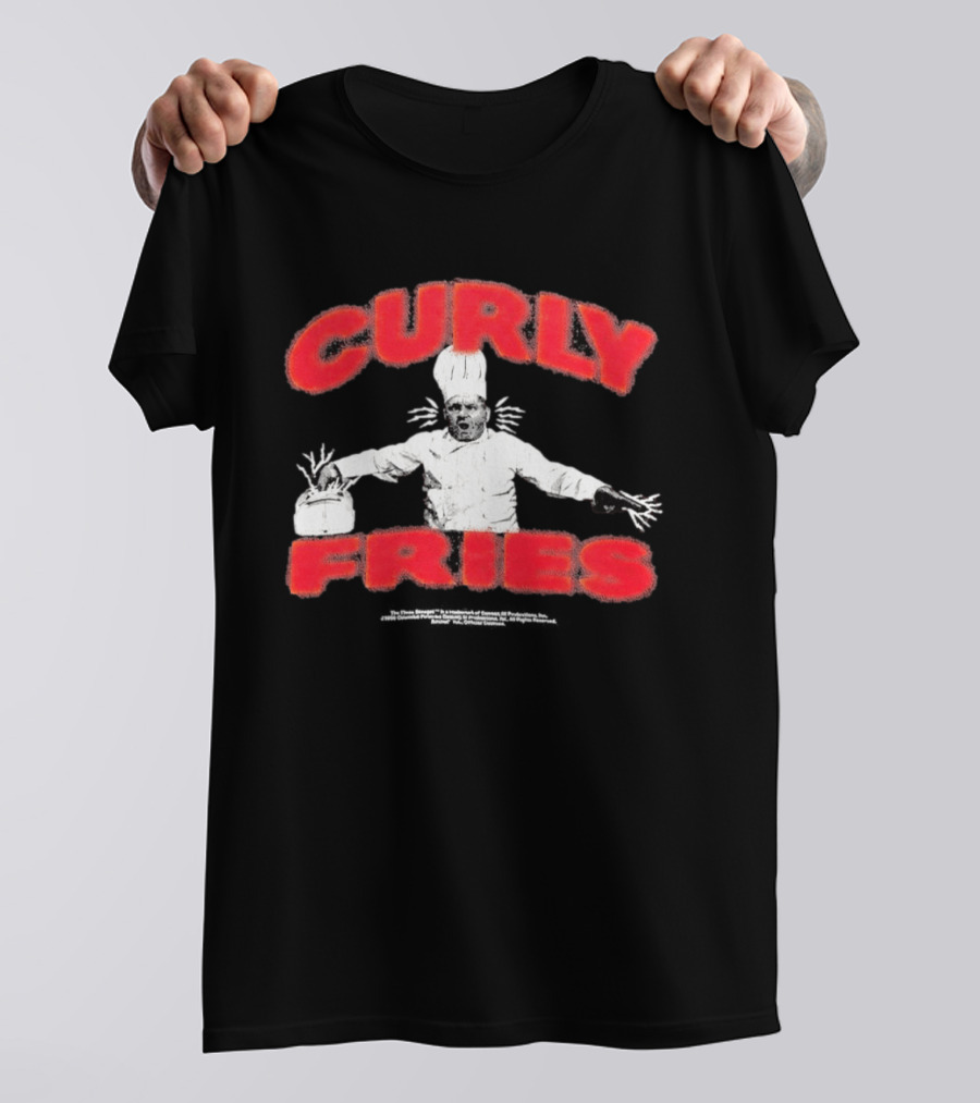 Finn Wolfhard Curly Fries Chef 2026 Faces Mashed Potato T-Shirt