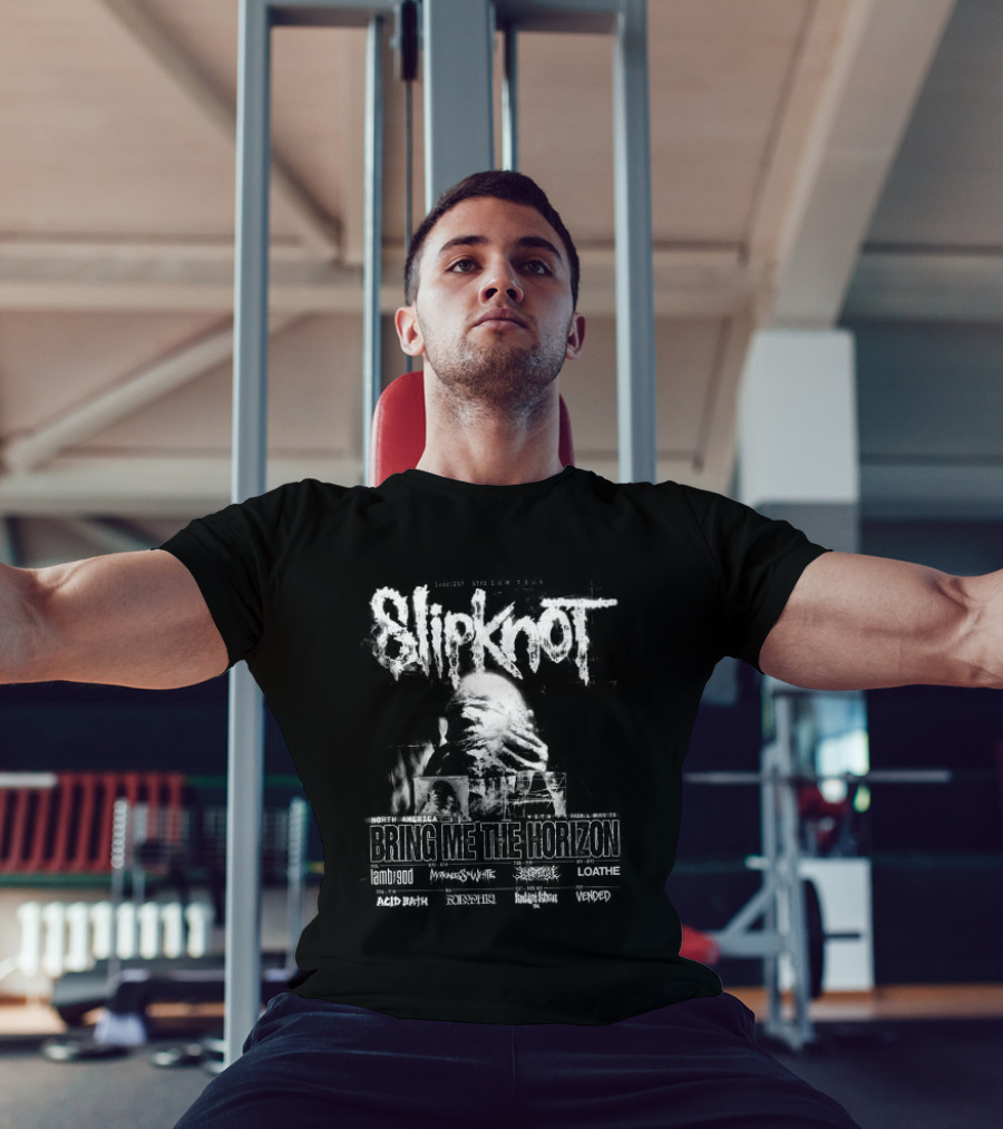 Slipknot Bring Me The Horizon 2027 Sicest Stadium North America Tour T-Shirt