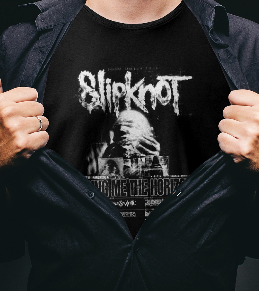 Slipknot Bring Me The Horizon 2027 Sicest Stadium North America Tour T-Shirt