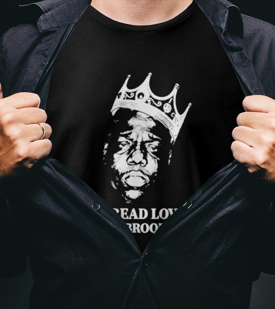 The Notorious BIG Spread Love It's The Brooklyn Way Crowned Head T-Shirt