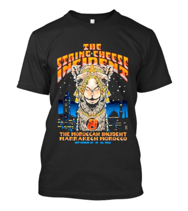 The String Cheese Incident Moroccan Incident Marrakech Morocco September 24 25 26 2026 T-Shirt