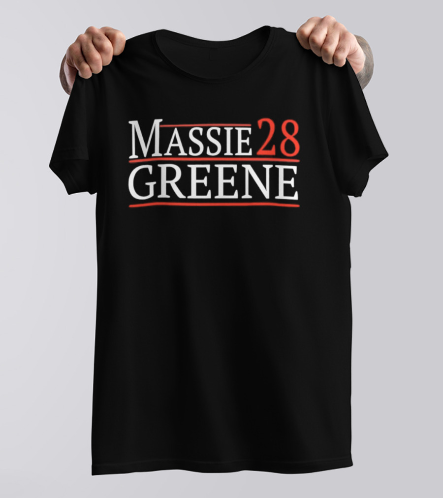 Massie Greene 28 Presidential Campaign 2028 T-Shirt