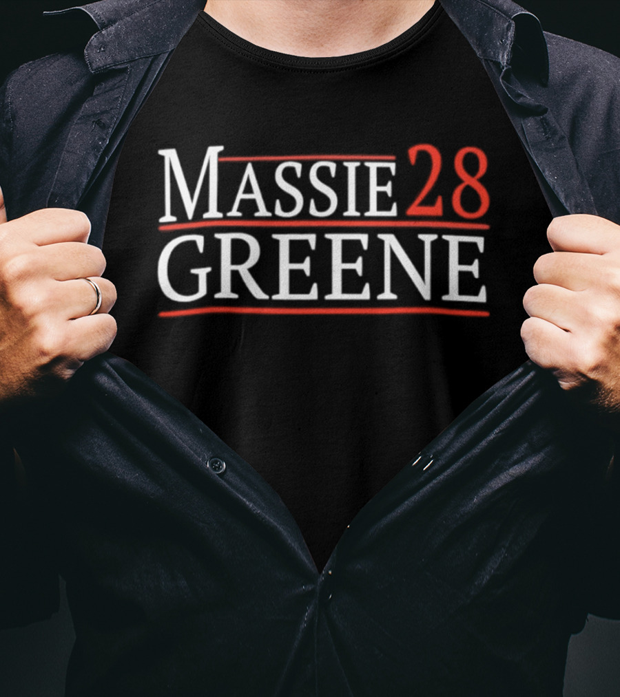 Massie Greene 28 Presidential Campaign 2028 T-Shirt