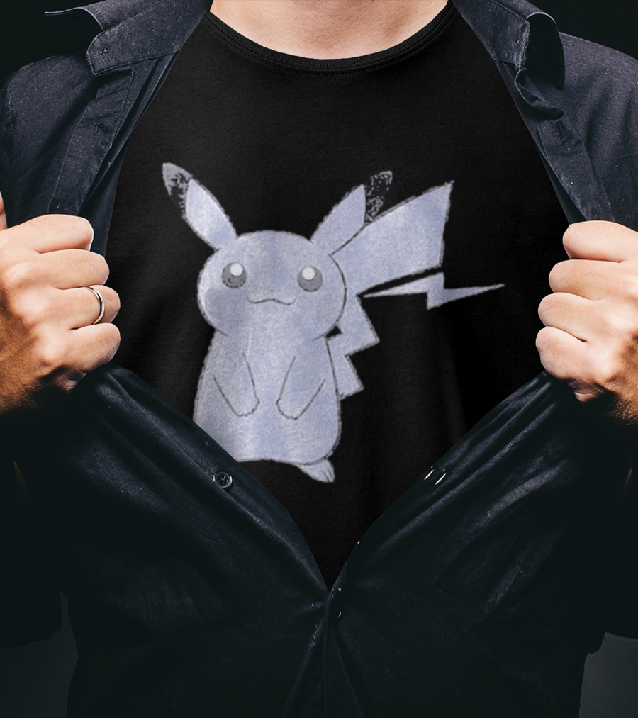 Thunderbolt Project Black Pikachu By Fragment And Pokémon Los Angeles T-Shirt