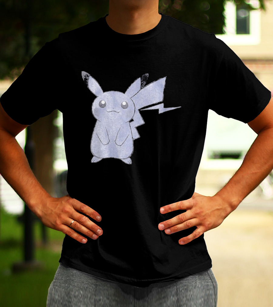 Thunderbolt Project Black Pikachu By Fragment And Pokémon Los Angeles T-Shirt