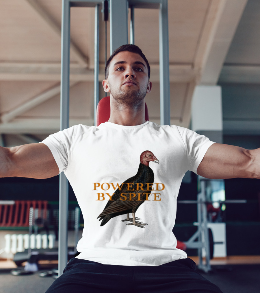 Powered By Spite Turkey Vulture T-Shirt