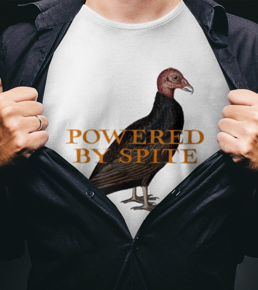 Powered By Spite Turkey Vulture T-Shirt