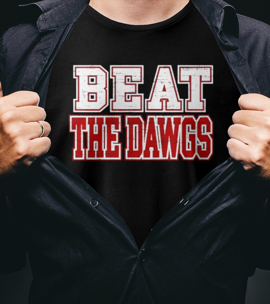 Beat The Dawgs NCAA Football Rivalry Game Day T-Shirt