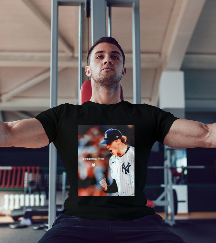 Ben Rice New York Yankees It Was Personal For Me Yankees Baseball T-Shirt