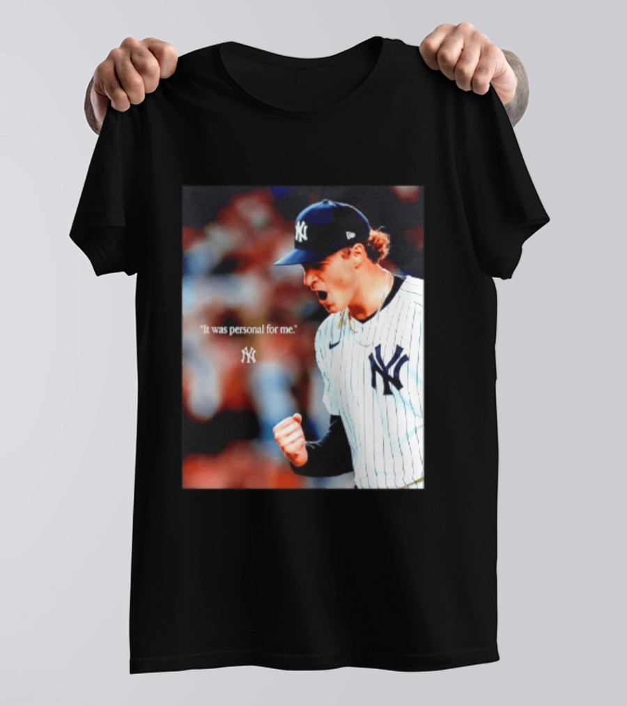 Ben Rice New York Yankees It Was Personal For Me Yankees Baseball T-Shirt