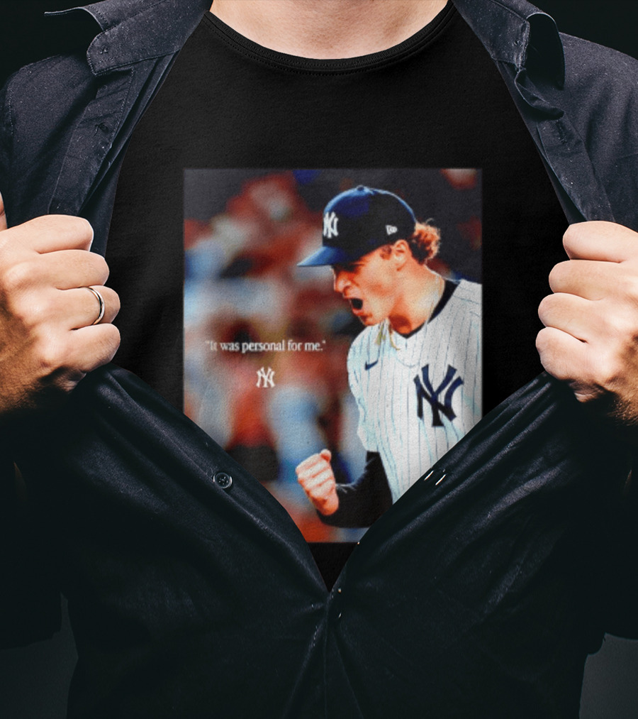 Ben Rice New York Yankees It Was Personal For Me Yankees Baseball T-Shirt