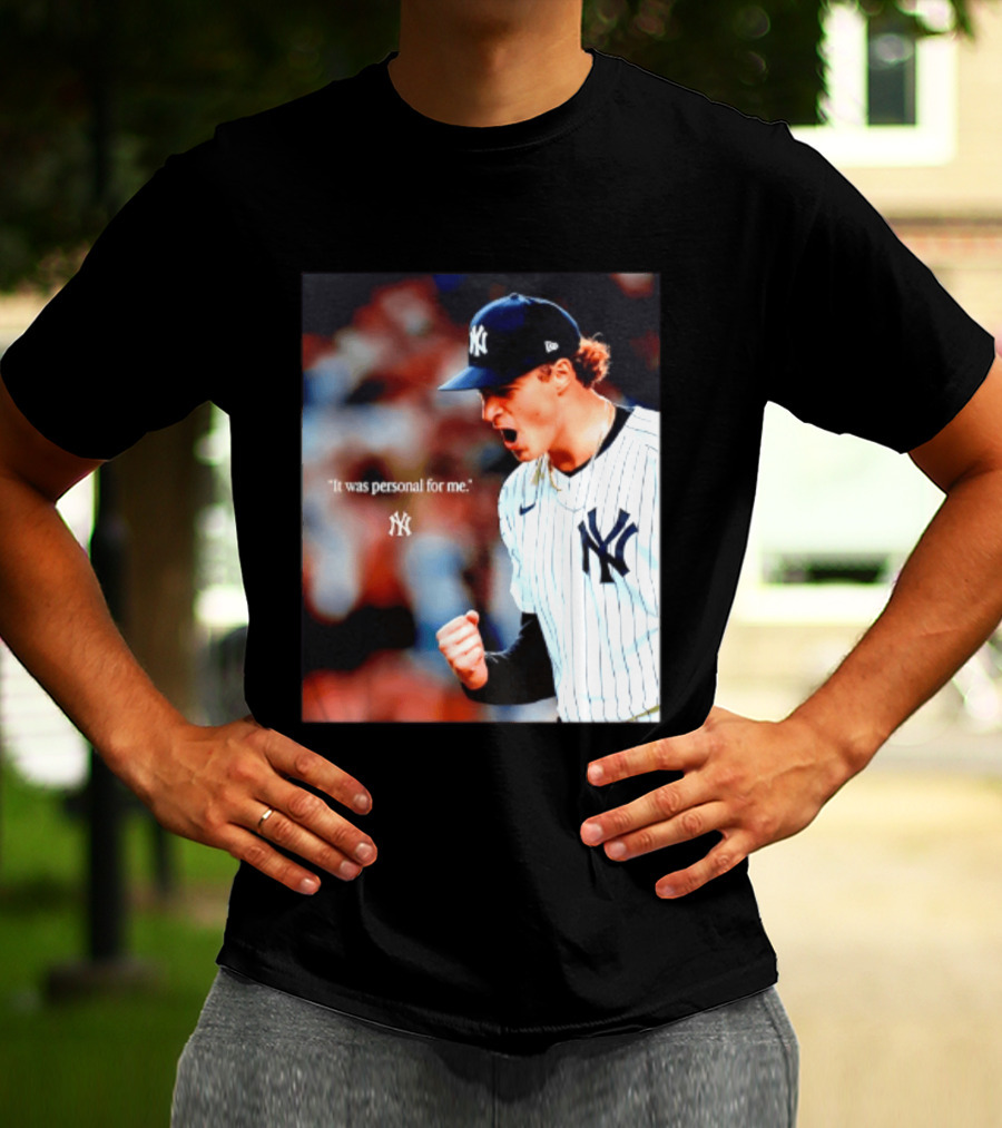 Ben Rice New York Yankees It Was Personal For Me Yankees Baseball T-Shirt