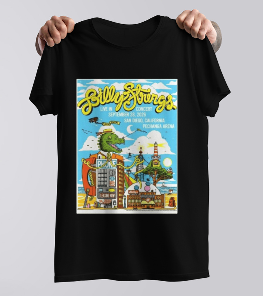 Billy Strings Live In Concert September 28 2026 San Diego Pechanga Arena T-Shirt