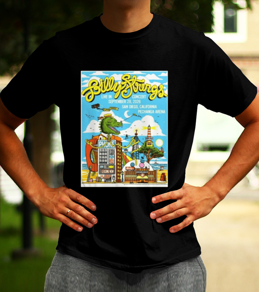 Billy Strings Live In Concert September 28 2026 San Diego Pechanga Arena T-Shirt