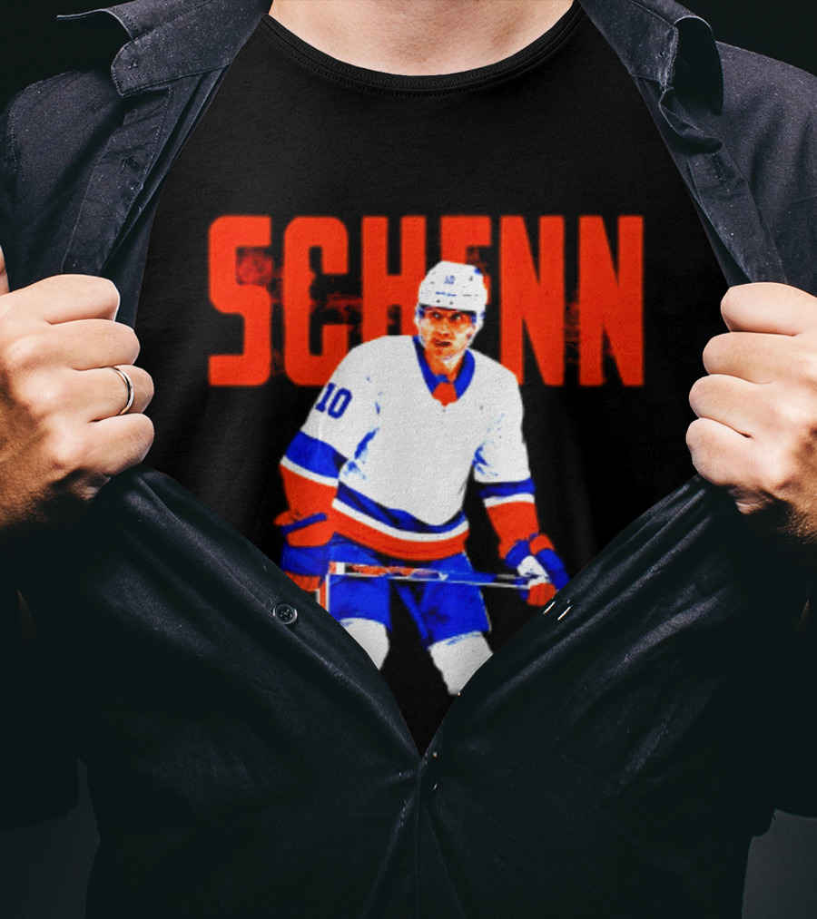 New York Islanders Brayden Schenn Grunge T-Shirt