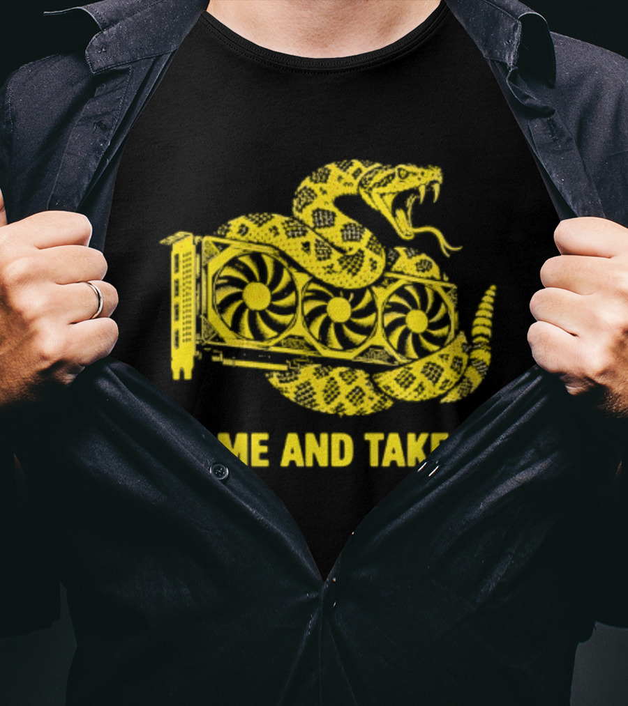 Come And Take It Snake GPU Graphic Card T-Shirt