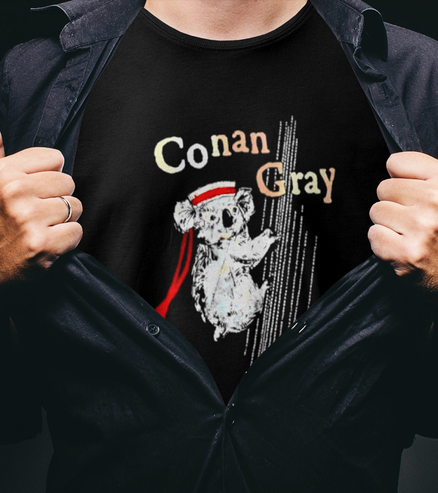 Conan Gray Koala In Red Headband With Stripes Sailor Indie Pop Singer T-Shirt