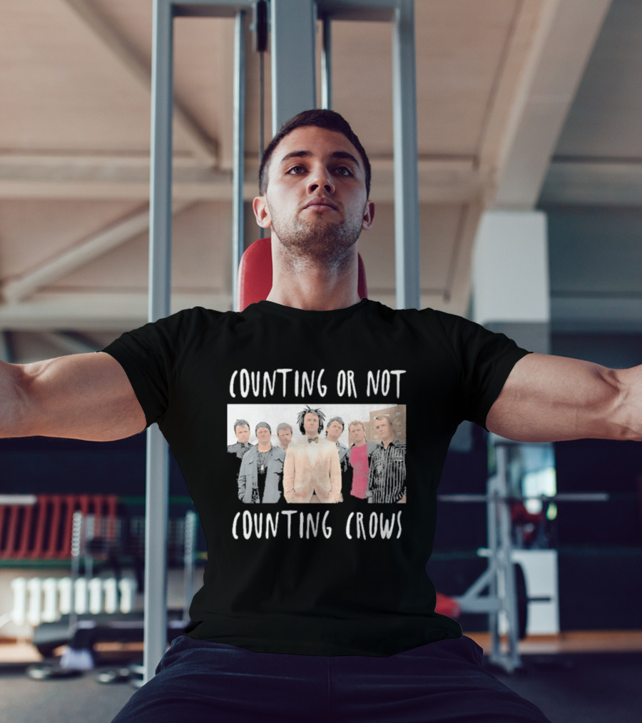 Counting Or Not Counting Crows Band Visual T-Shirt