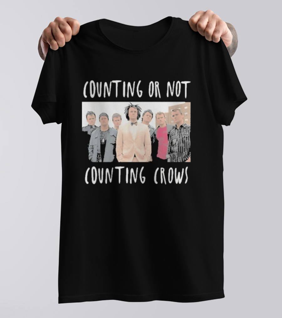 Counting Or Not Counting Crows Band Visual T-Shirt