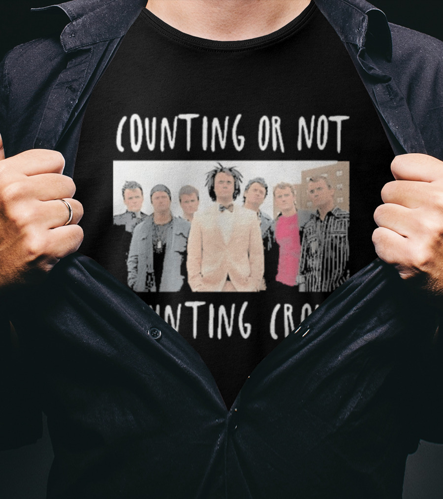 Counting Or Not Counting Crows Band Visual T-Shirt