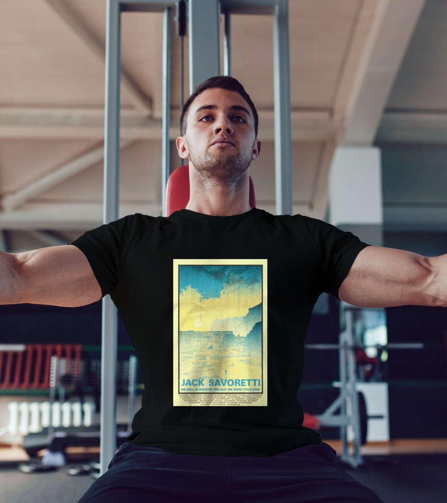 Jack Savoretti We Will Always Be The Way We Were Tour 2026 Bucharest Vintage Style Ocean Scene T-Shirt