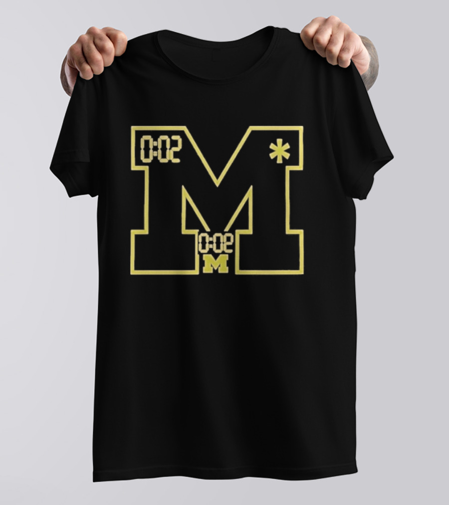 Michigan Wolverines Big Ten Football 002 Asterisk NCAA 2026 T-Shirt
