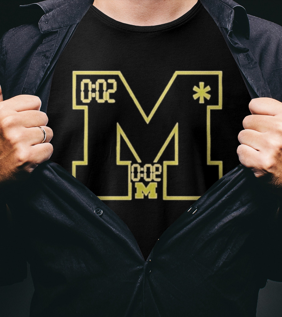 Michigan Wolverines Big Ten Football 002 Asterisk NCAA 2026 T-Shirt