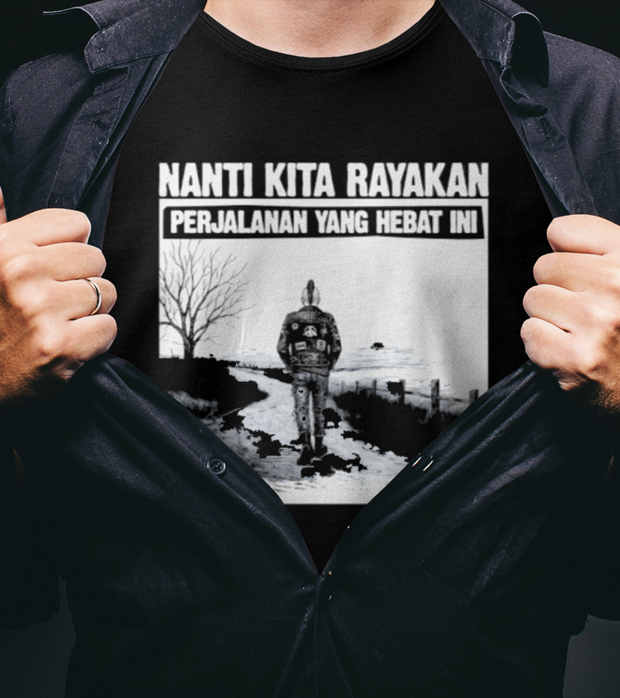 Nanti Kita Rayakan Perjalanan Yang Hebat Ini Motorcycle Adventure T-Shirt
