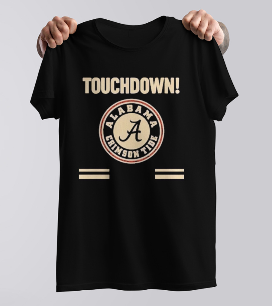 Alabama Crimson Tide Touchdown NCAA 2026 College Football T-Shirt