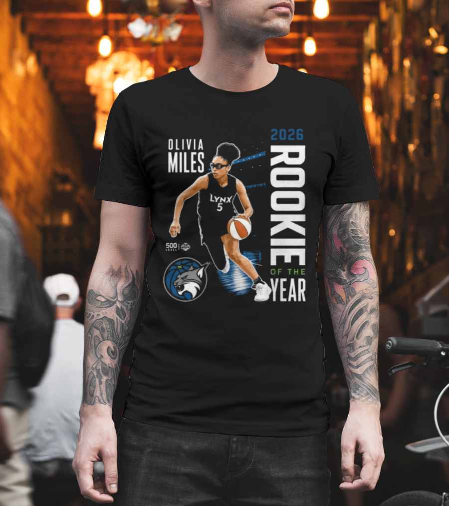 Olivia Miles Lynx 2026 Rookie Of The Year Basketball Legend T-Shirt