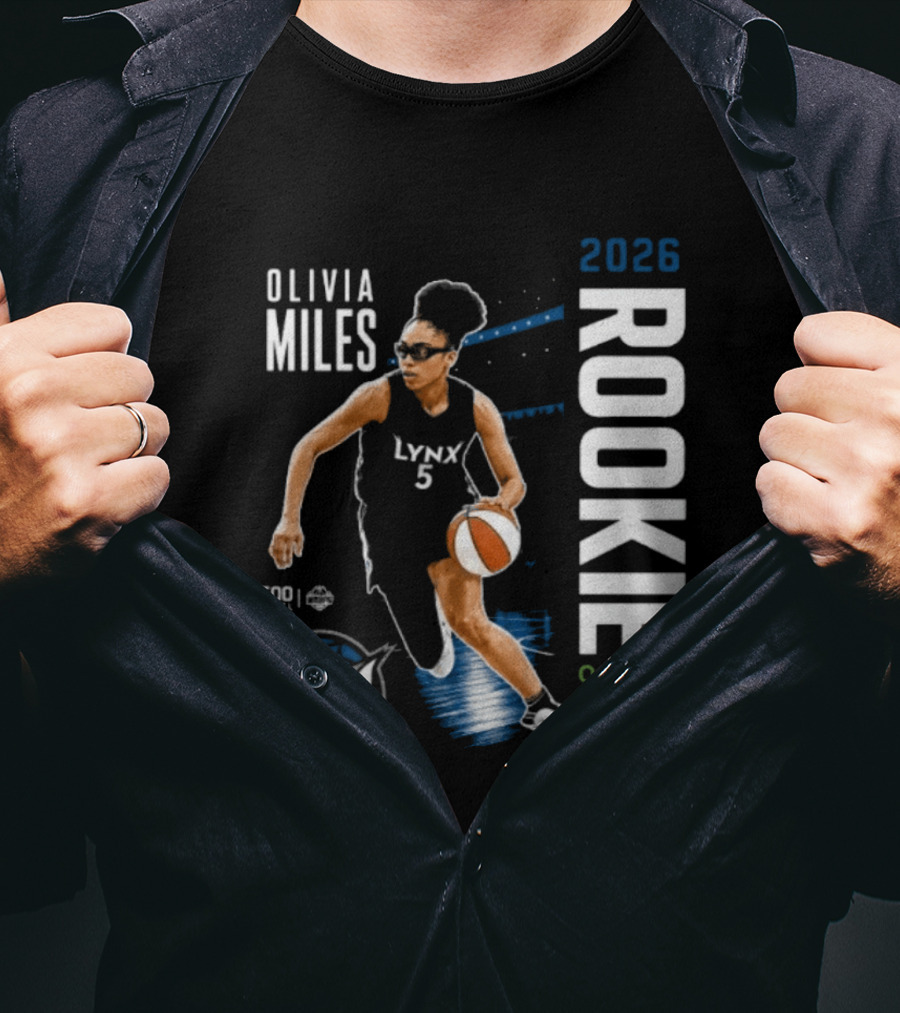 Olivia Miles Lynx 2026 Rookie Of The Year Basketball Legend T-Shirt
