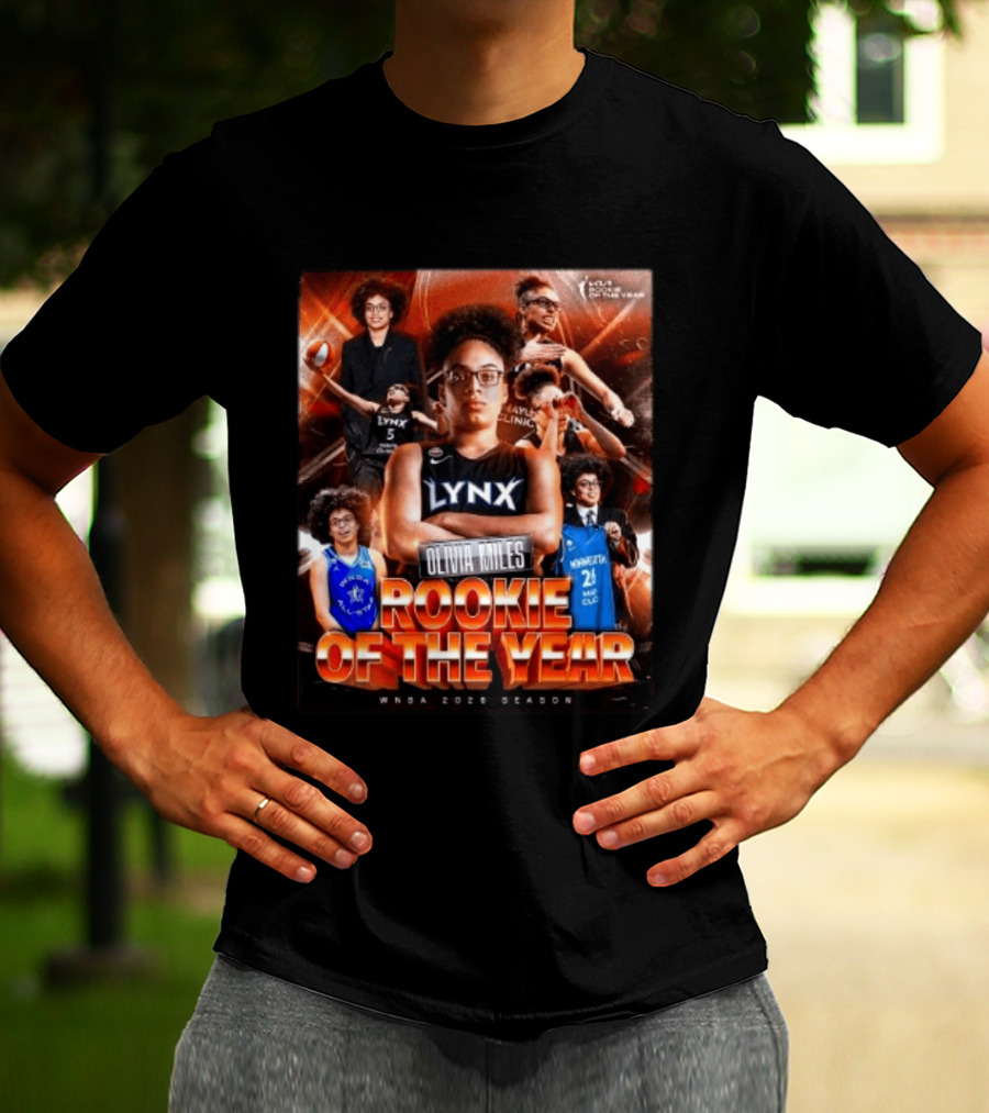 Olivia Miles Rookie Of The Year Lynx WNBA 2026 Season T-Shirt