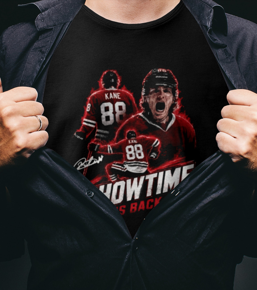 Patrick Kane 88 Showtime Is Back Chicago Trio T-Shirt