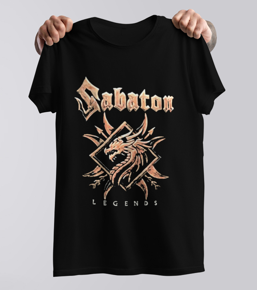Sabaton Legends Dragon 2026 Tour T-Shirt