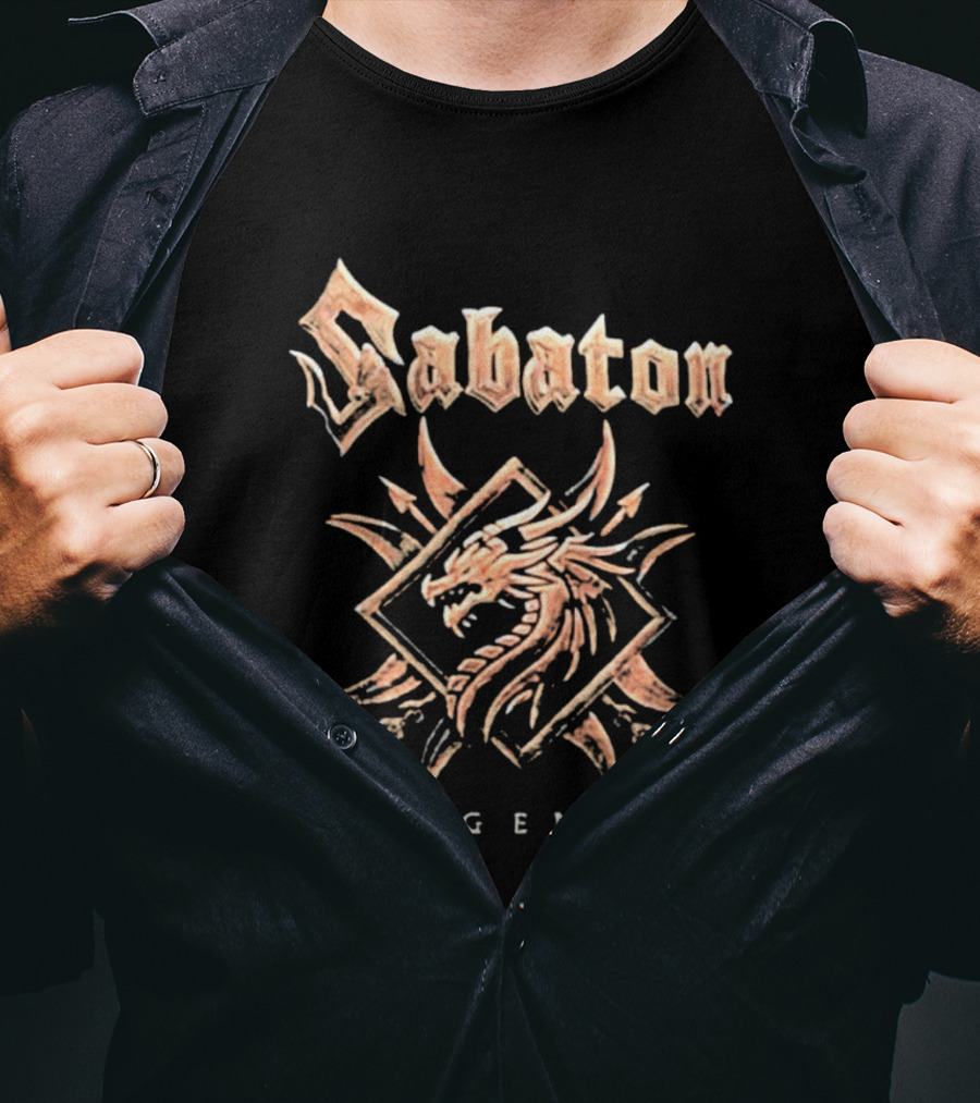 Sabaton Legends Dragon 2026 Tour T-Shirt