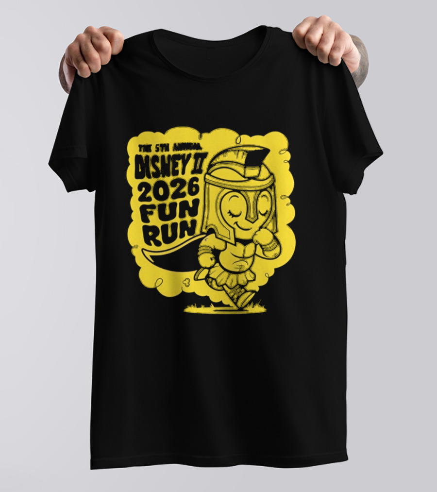 The 5th Annual Disney II 2026 Fun Run Harebrained Character Celebration T-Shirt