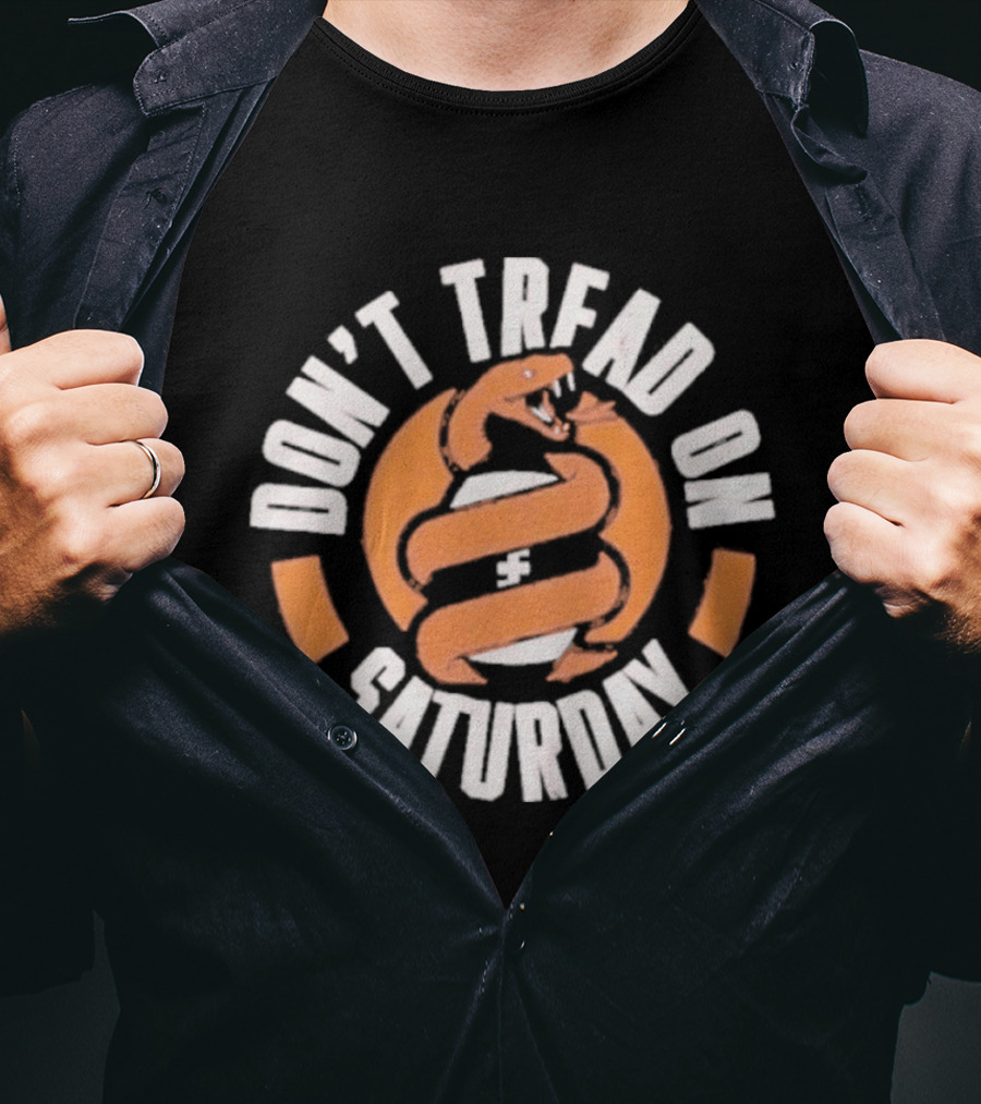 Virginia Tech Hokies Football Don't Tread On Saturday Gametime Spirit T-Shirt