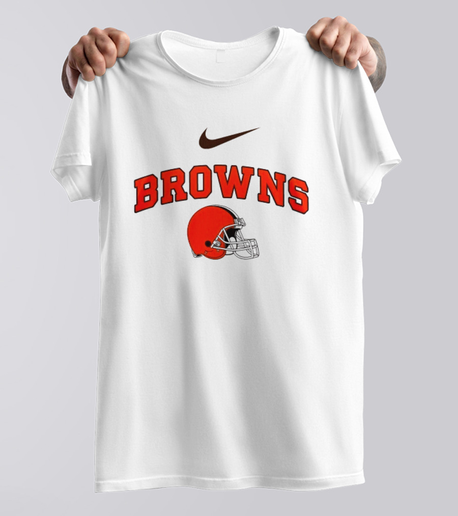 Cleveland Browns Nike Helmet Browns Make Washington Grateful Again Game Day T-Shirt