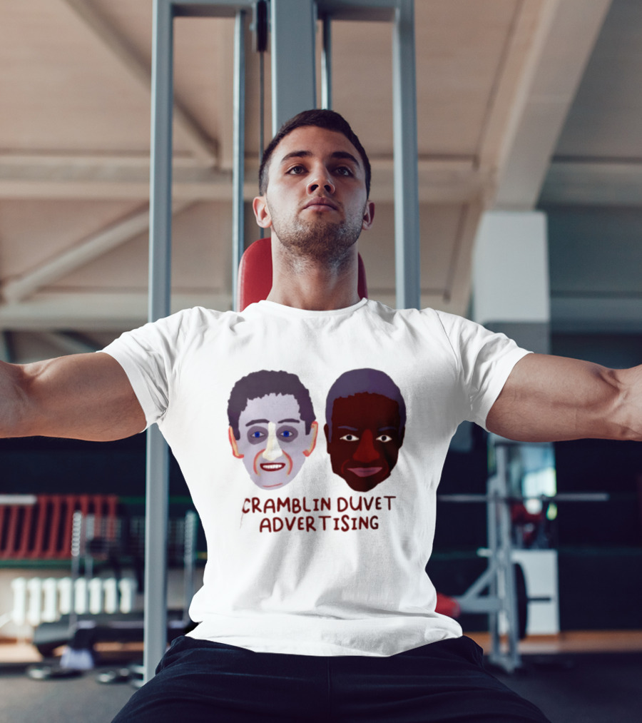 Cramblin Duvet Advertising Comedy TV Show Faces T-Shirt