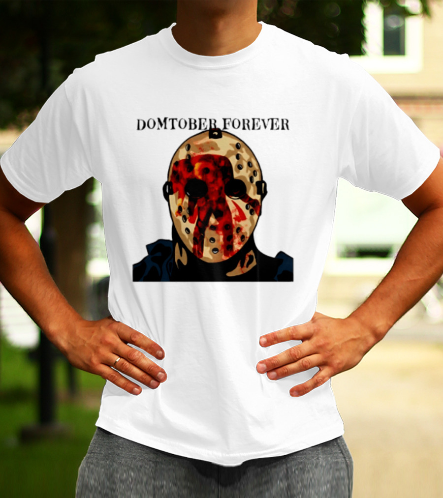 Domtober Forever Jason Voorhees Halloween Mask T-Shirt