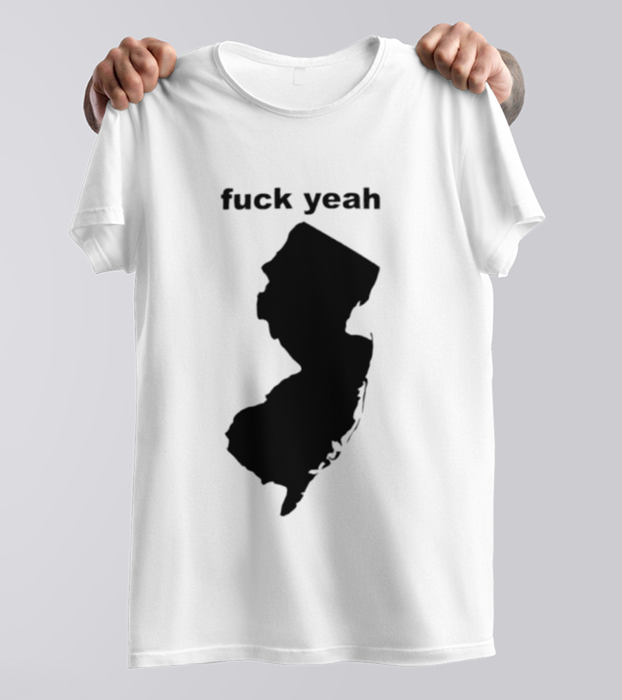 Fuck Yeah New Jersey Map T-Shirt