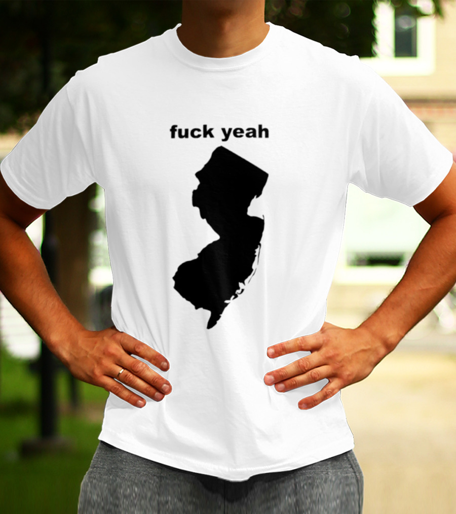 Fuck Yeah New Jersey Map T-Shirt